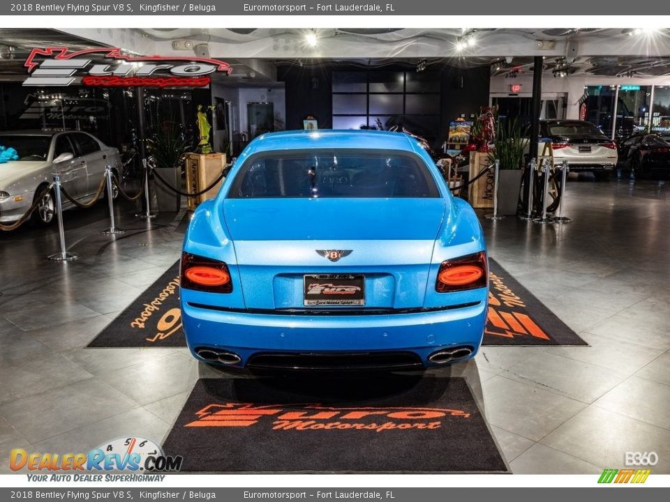 2018 Bentley Flying Spur V8 S Kingfisher / Beluga Photo #3