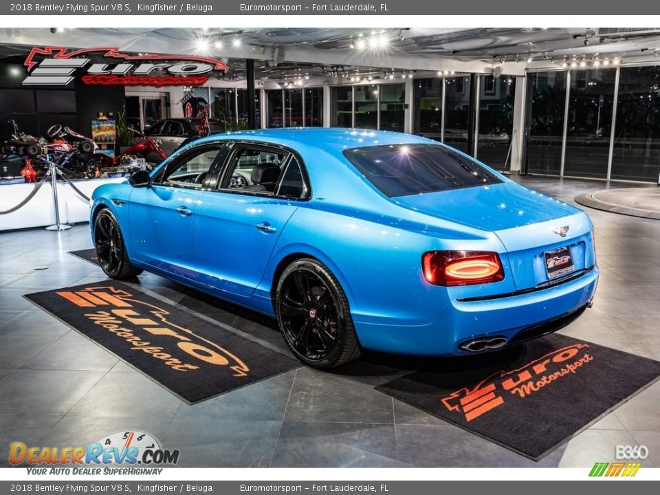 2018 Bentley Flying Spur V8 S Kingfisher / Beluga Photo #4