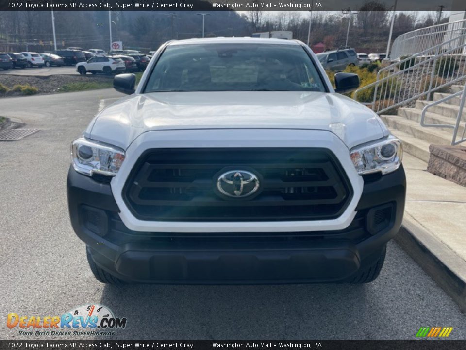 2022 Toyota Tacoma SR Access Cab Super White / Cement Gray Photo #6