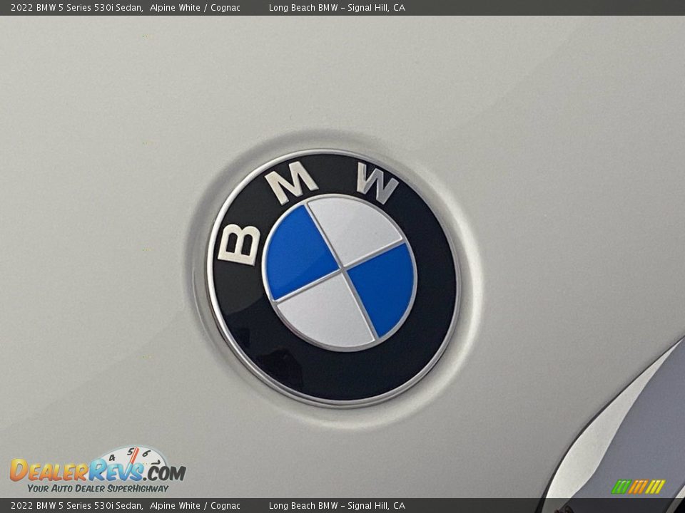 2022 BMW 5 Series 530i Sedan Alpine White / Cognac Photo #5