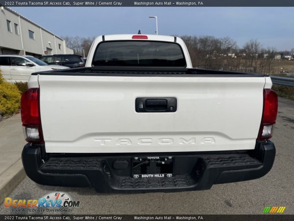 2022 Toyota Tacoma SR Access Cab Super White / Cement Gray Photo #8