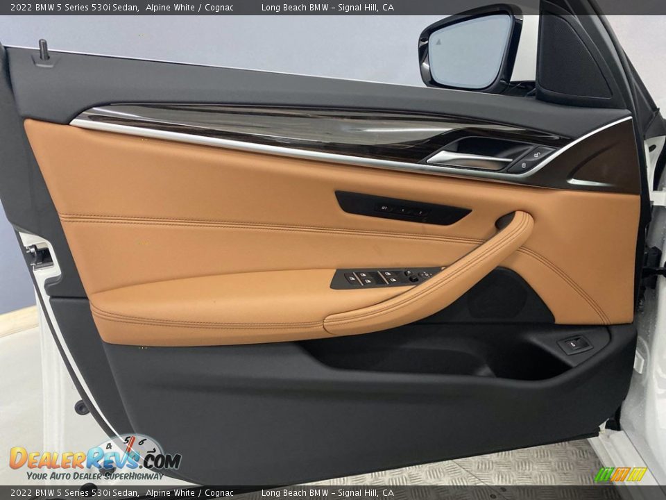 2022 BMW 5 Series 530i Sedan Alpine White / Cognac Photo #10