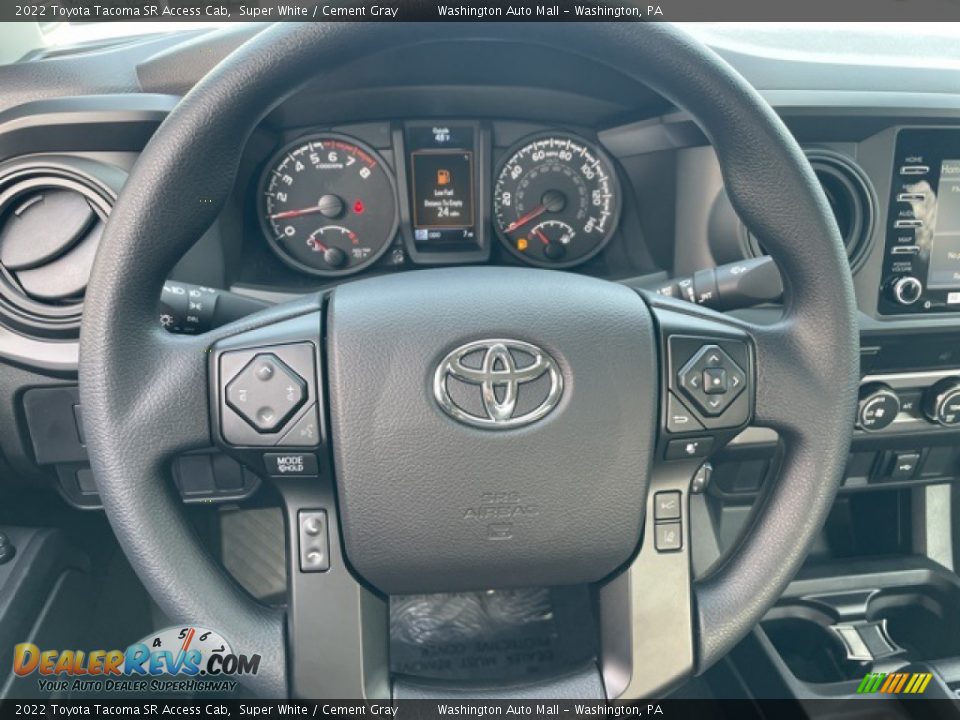 2022 Toyota Tacoma SR Access Cab Steering Wheel Photo #13