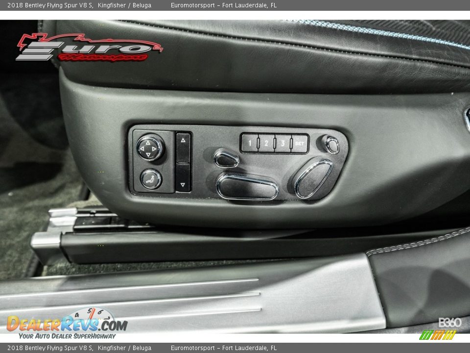 2018 Bentley Flying Spur V8 S Kingfisher / Beluga Photo #15