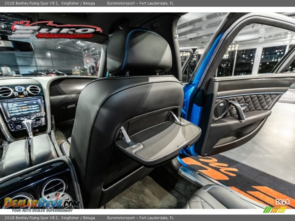 2018 Bentley Flying Spur V8 S Kingfisher / Beluga Photo #17