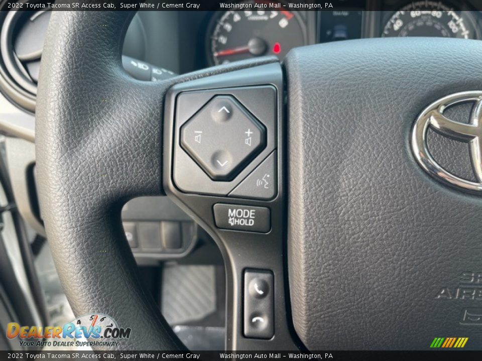 2022 Toyota Tacoma SR Access Cab Steering Wheel Photo #19