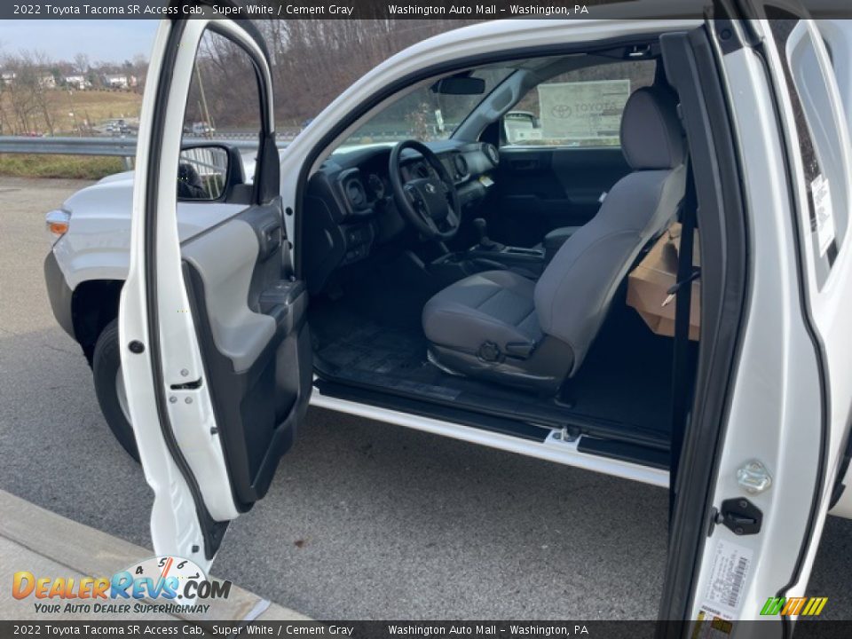 Front Seat of 2022 Toyota Tacoma SR Access Cab Photo #23
