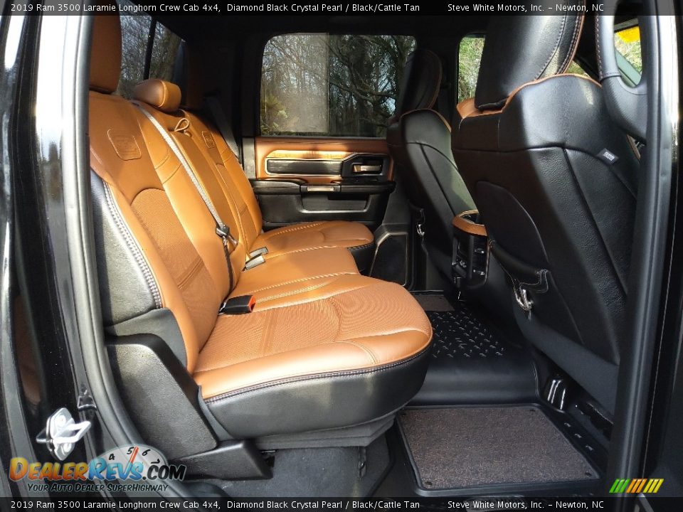 Rear Seat of 2019 Ram 3500 Laramie Longhorn Crew Cab 4x4 Photo #20