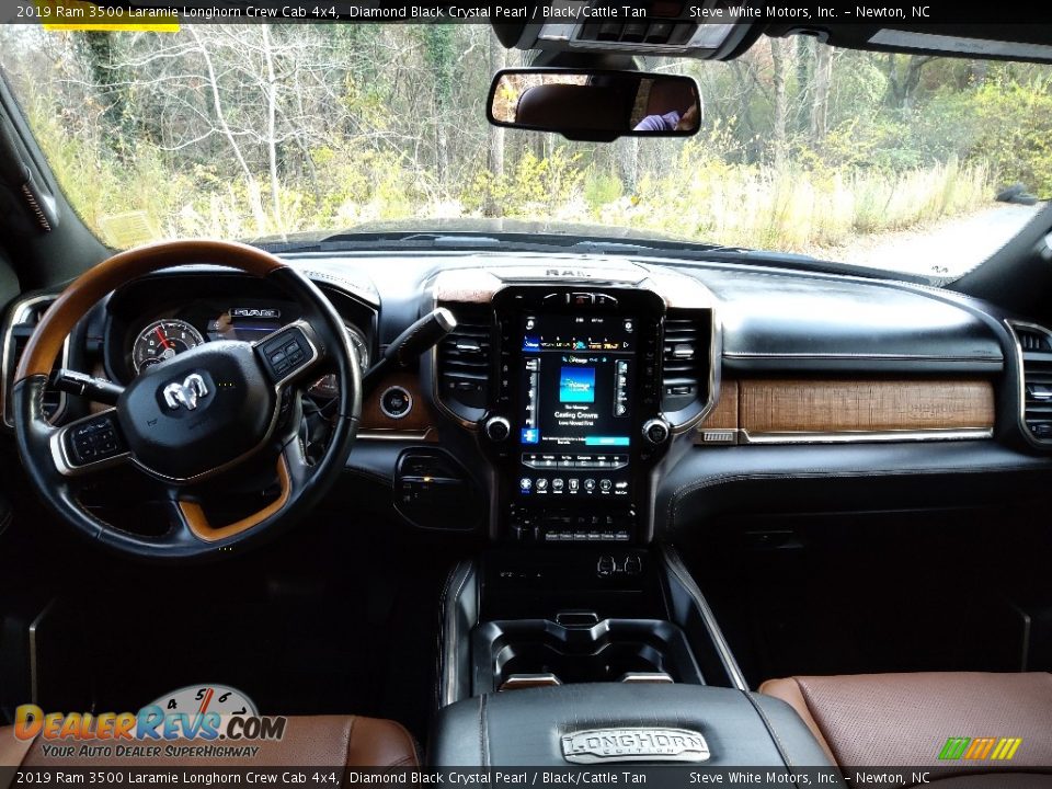 Dashboard of 2019 Ram 3500 Laramie Longhorn Crew Cab 4x4 Photo #23