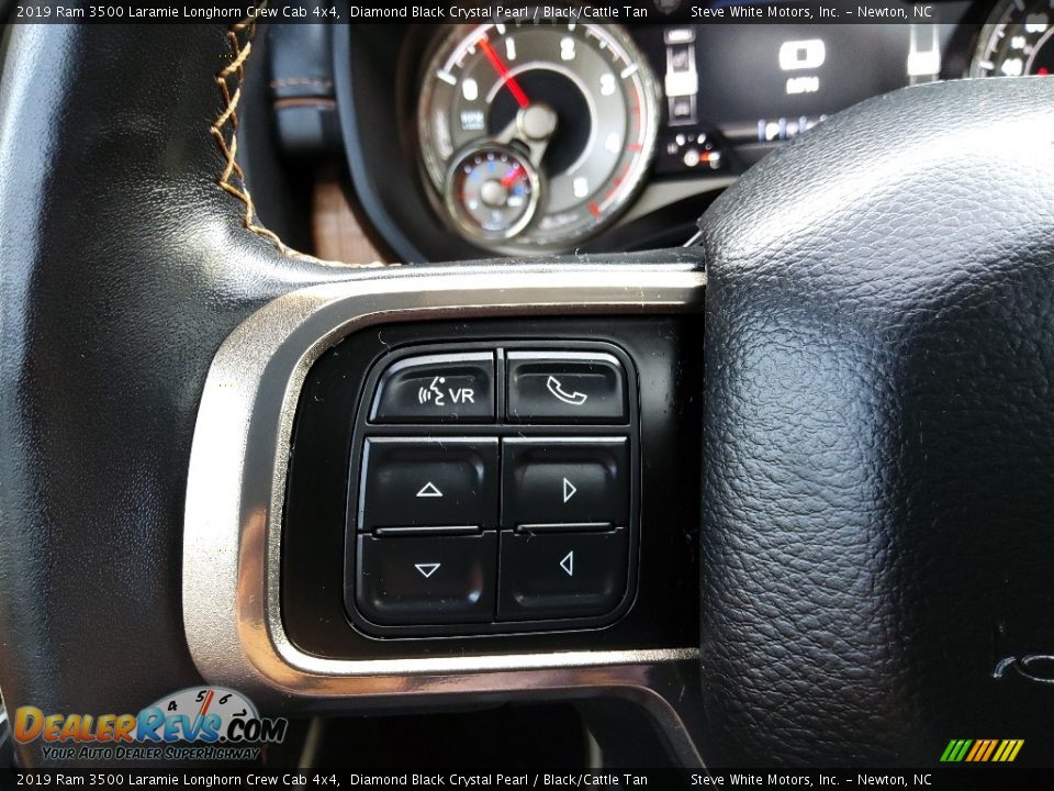 2019 Ram 3500 Laramie Longhorn Crew Cab 4x4 Steering Wheel Photo #24