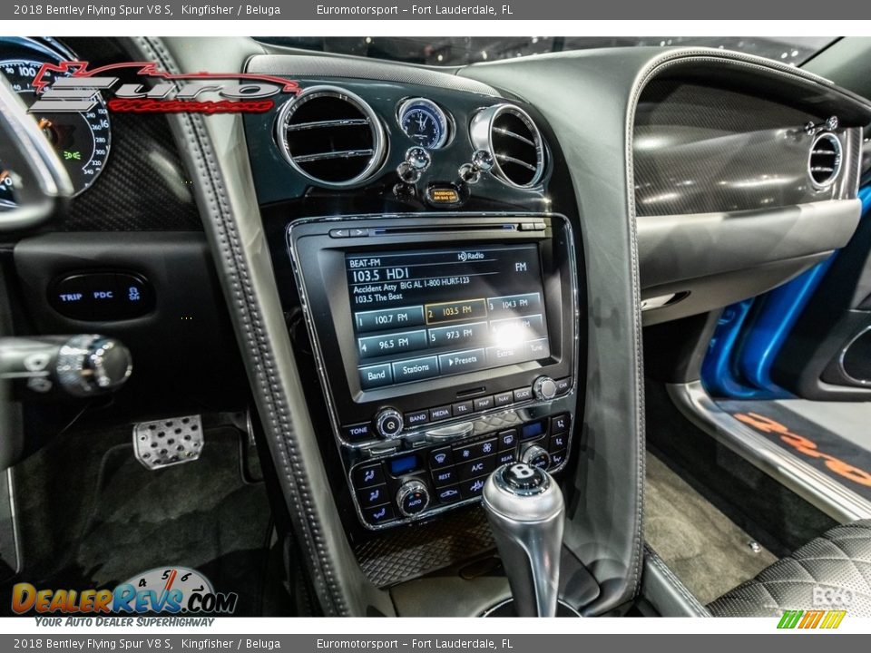 2018 Bentley Flying Spur V8 S Kingfisher / Beluga Photo #26