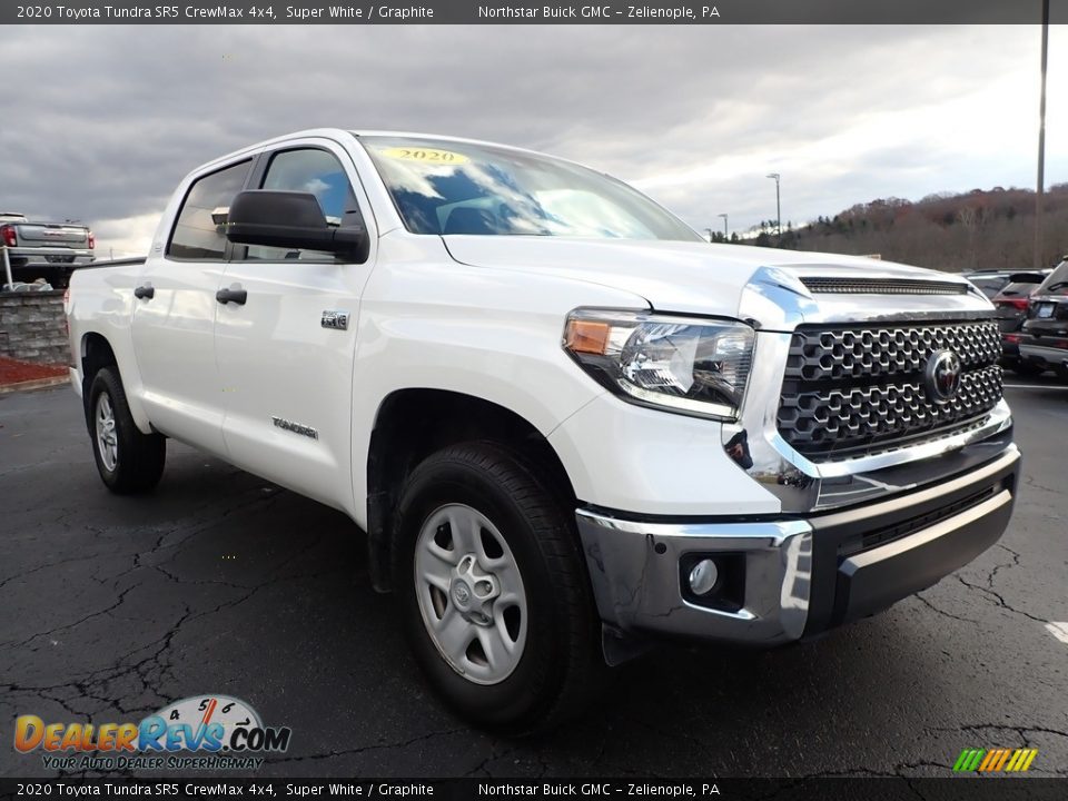 2020 Toyota Tundra SR5 CrewMax 4x4 Super White / Graphite Photo #4