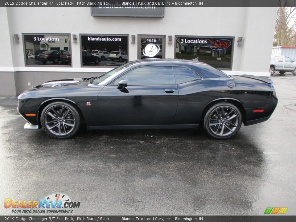 2019 Dodge Challenger R/T Scat Pack Pitch Black / Black Photo #1
