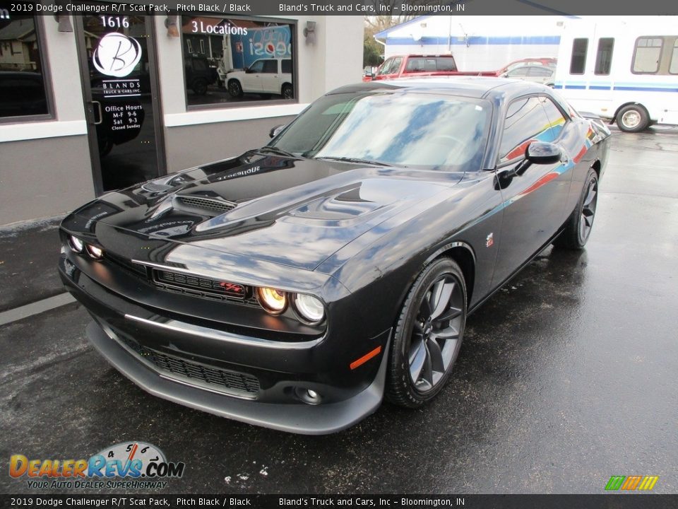 2019 Dodge Challenger R/T Scat Pack Pitch Black / Black Photo #2