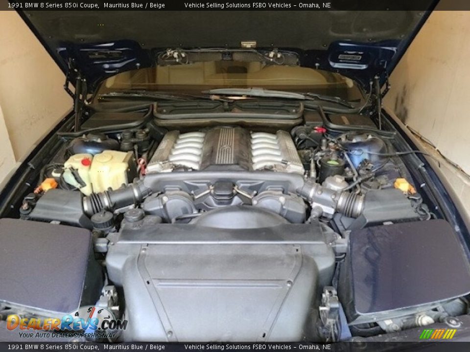 1991 BMW 8 Series 850i Coupe 5.0 Liter SOHC 24-Valve V12 Engine Photo #19