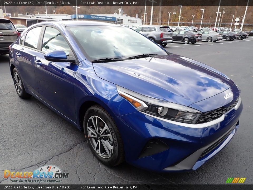 Deep Sea Blue 2022 Kia Forte LXS Photo #7
