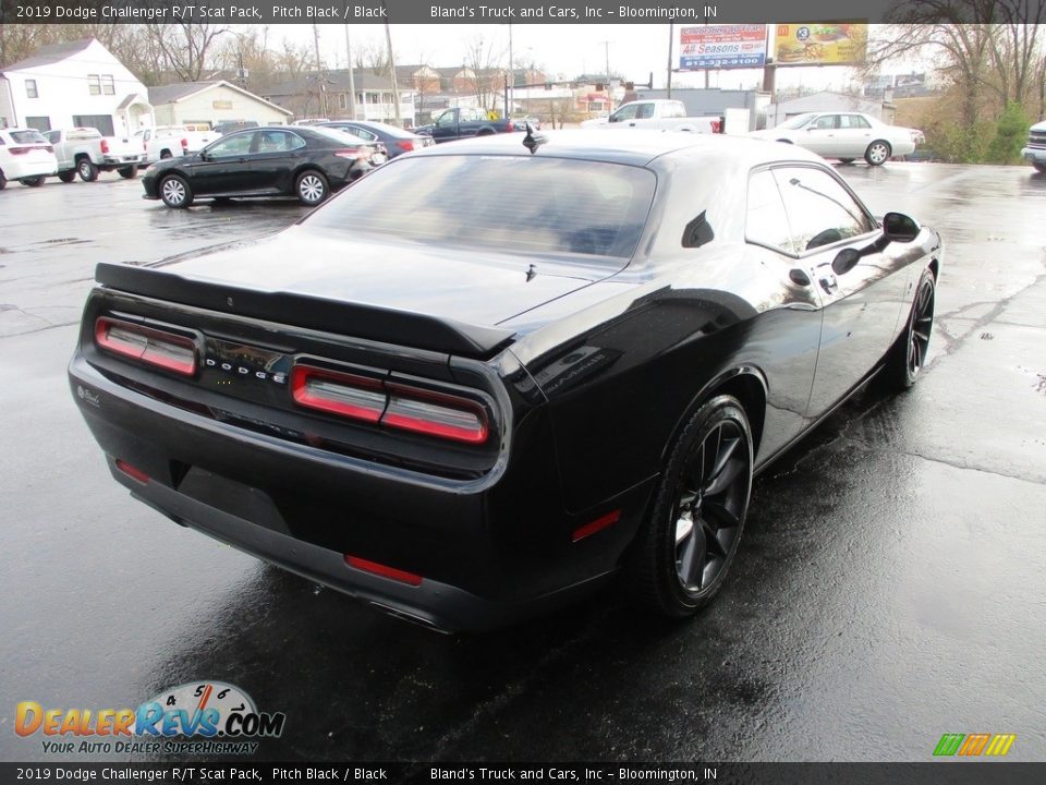 2019 Dodge Challenger R/T Scat Pack Pitch Black / Black Photo #4