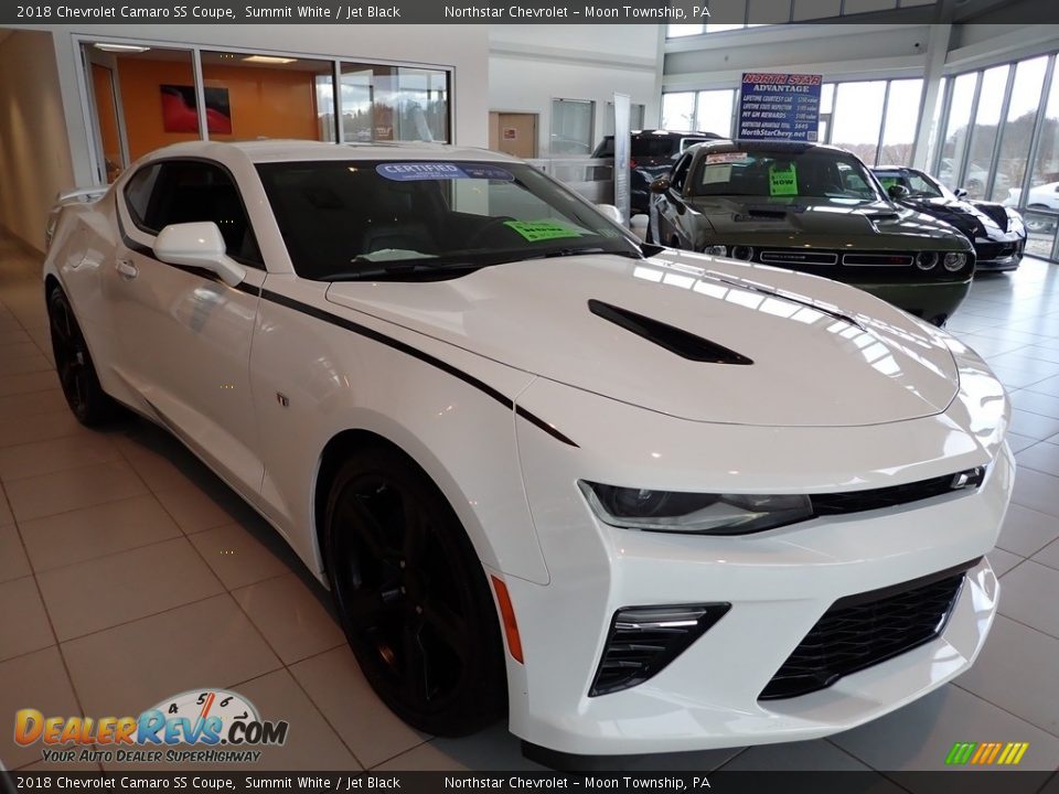 2018 Chevrolet Camaro SS Coupe Summit White / Jet Black Photo #14