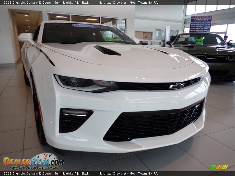 2018 Chevrolet Camaro SS Coupe Summit White / Jet Black Photo #15