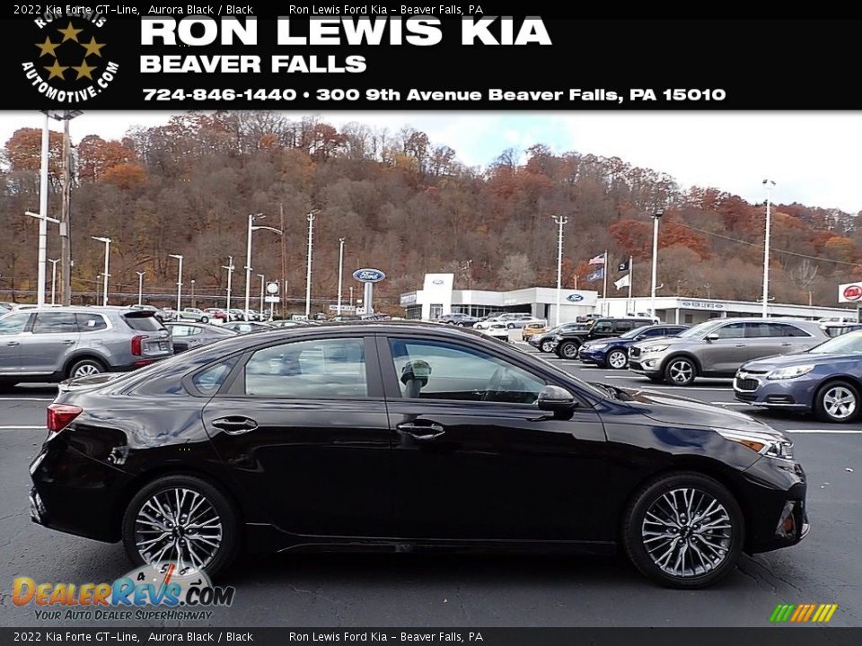 2022 Kia Forte GT-Line Aurora Black / Black Photo #1