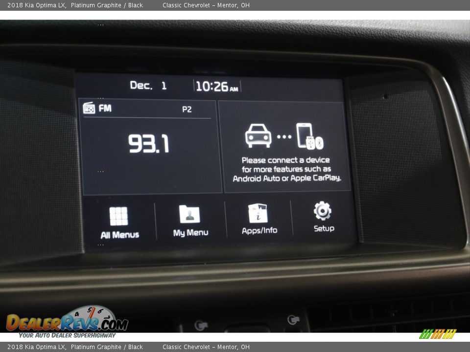 2018 Kia Optima LX Platinum Graphite / Black Photo #10