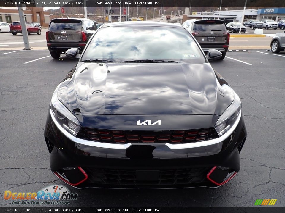 2022 Kia Forte GT-Line Aurora Black / Black Photo #7