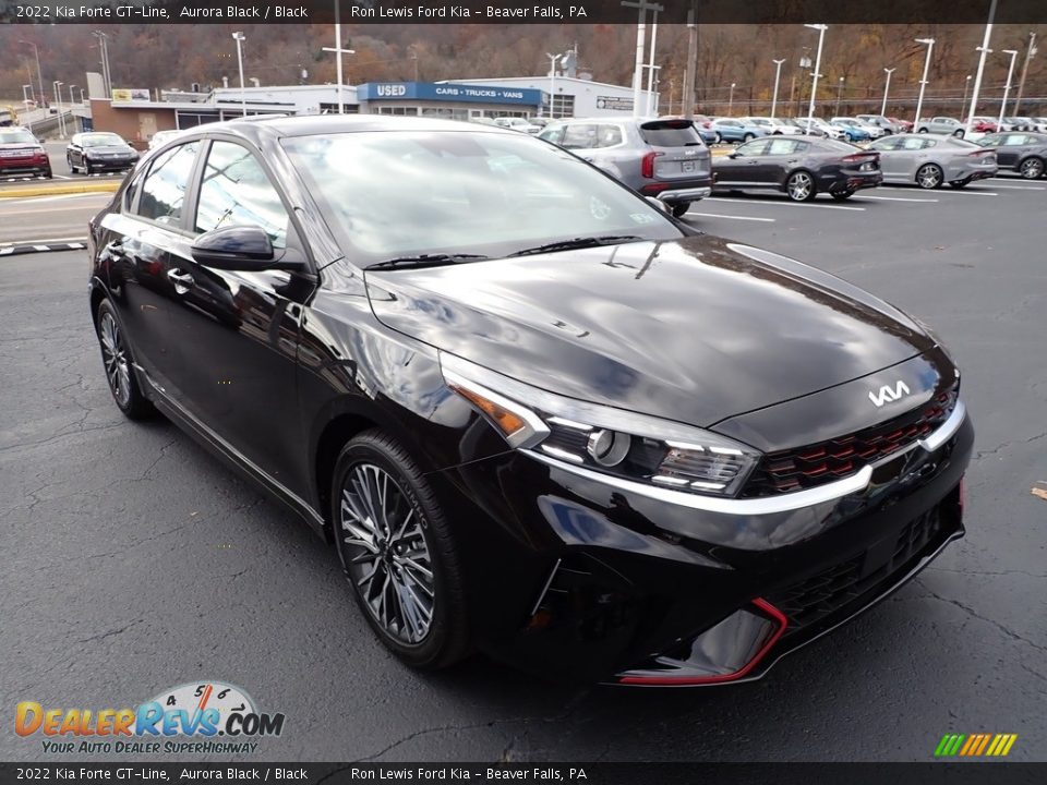 Aurora Black 2022 Kia Forte GT-Line Photo #8