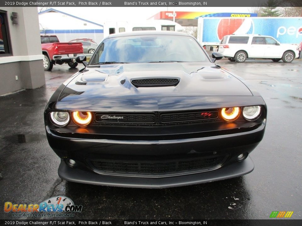 2019 Dodge Challenger R/T Scat Pack Pitch Black / Black Photo #25