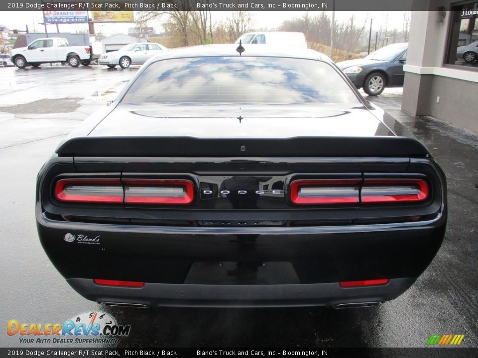 2019 Dodge Challenger R/T Scat Pack Pitch Black / Black Photo #28