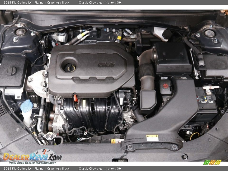 2018 Kia Optima LX 2.4 Liter GDI DOHC 16-Valve CVVT 4 Cylinder Engine Photo #17