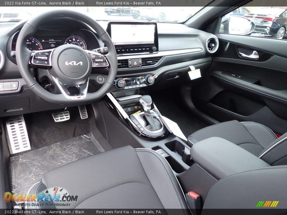 Black Interior - 2022 Kia Forte GT-Line Photo #12