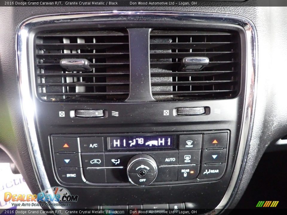2016 Dodge Grand Caravan R/T Granite Crystal Metallic / Black Photo #24