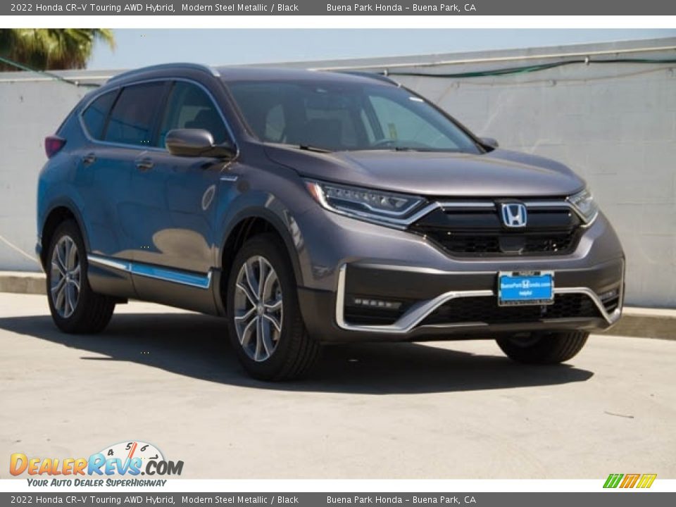 2022 Honda CR-V Touring AWD Hybrid Modern Steel Metallic / Black Photo #1