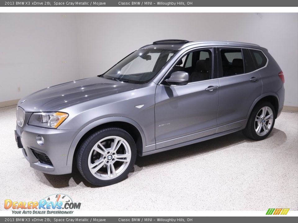 2013 BMW X3 xDrive 28i Space Gray Metallic / Mojave Photo #3