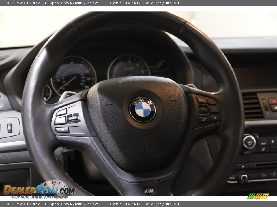 2013 BMW X3 xDrive 28i Space Gray Metallic / Mojave Photo #7