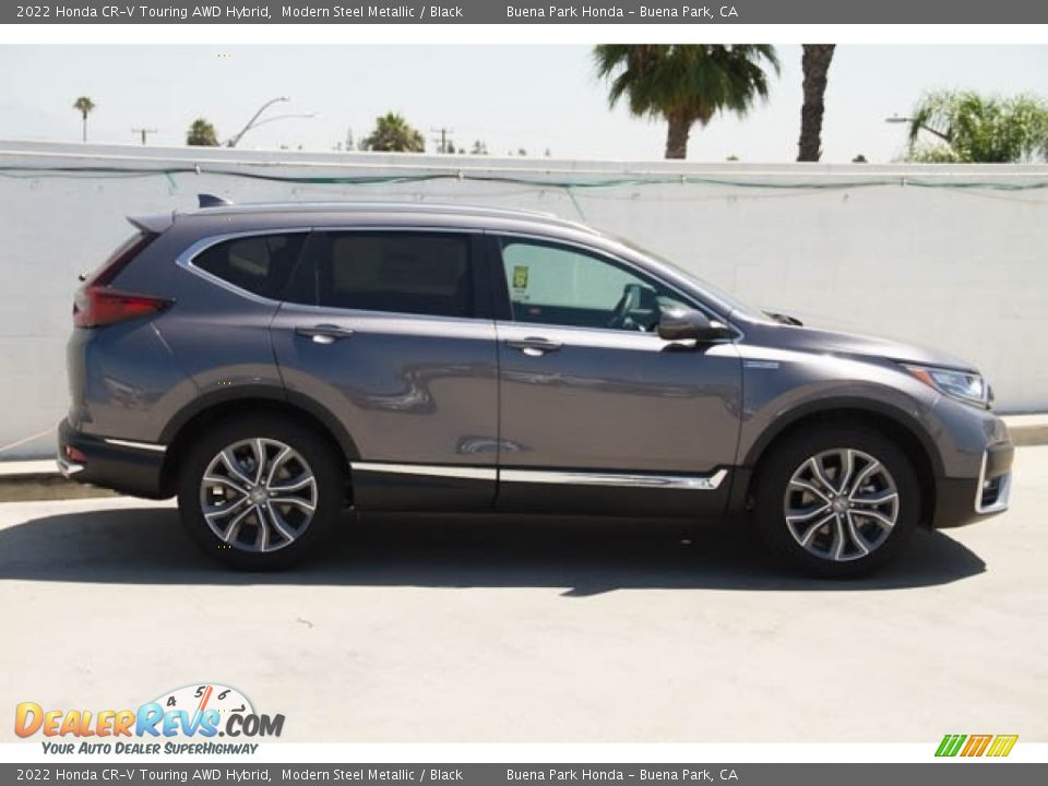 2022 Honda CR-V Touring AWD Hybrid Modern Steel Metallic / Black Photo #6