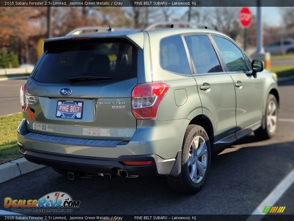 2015 Subaru Forester 2.5i Limited Jasmine Green Metallic / Gray Photo #3