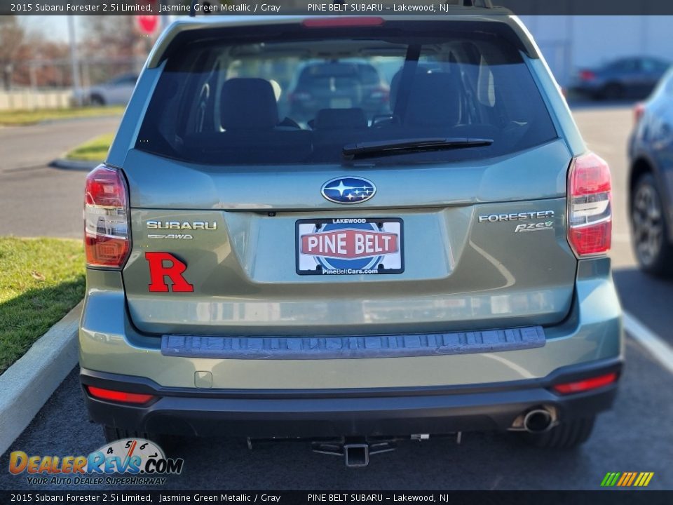 2015 Subaru Forester 2.5i Limited Jasmine Green Metallic / Gray Photo #4