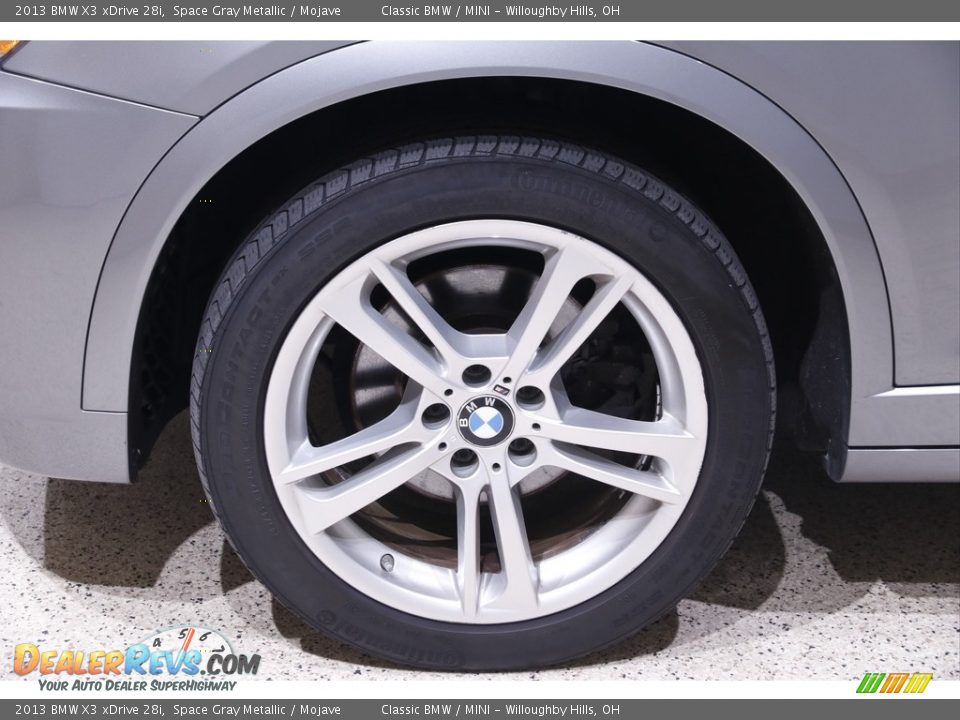 2013 BMW X3 xDrive 28i Space Gray Metallic / Mojave Photo #20