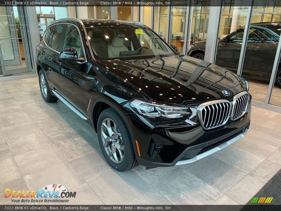 2022 BMW X3 xDrive30i Black / Canberra Beige Photo #1