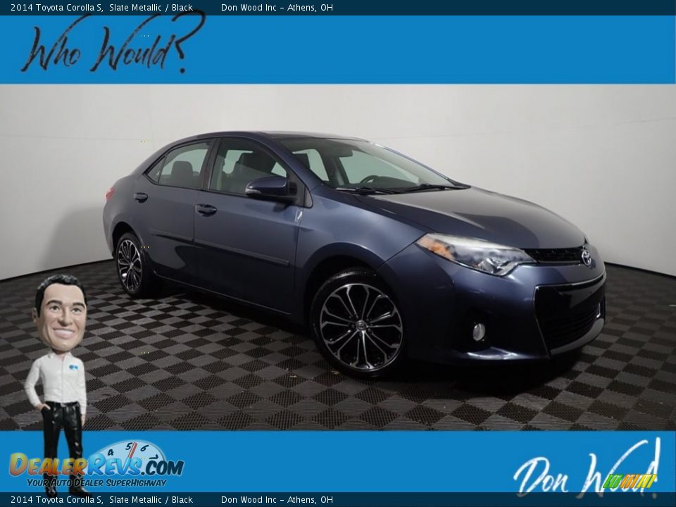 2014 Toyota Corolla S Slate Metallic / Black Photo #1