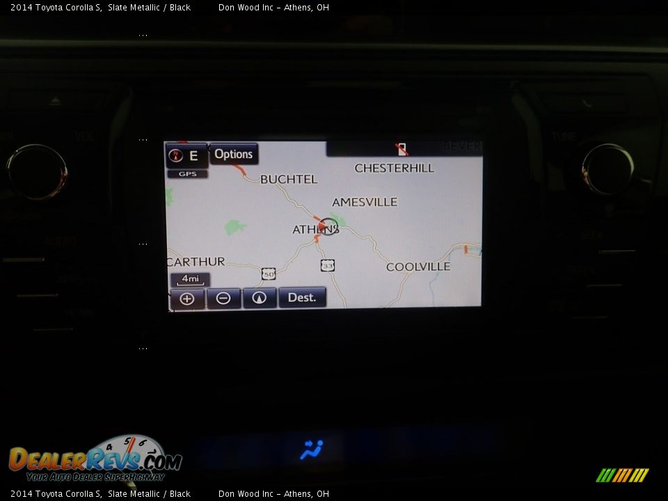 2014 Toyota Corolla S Slate Metallic / Black Photo #4