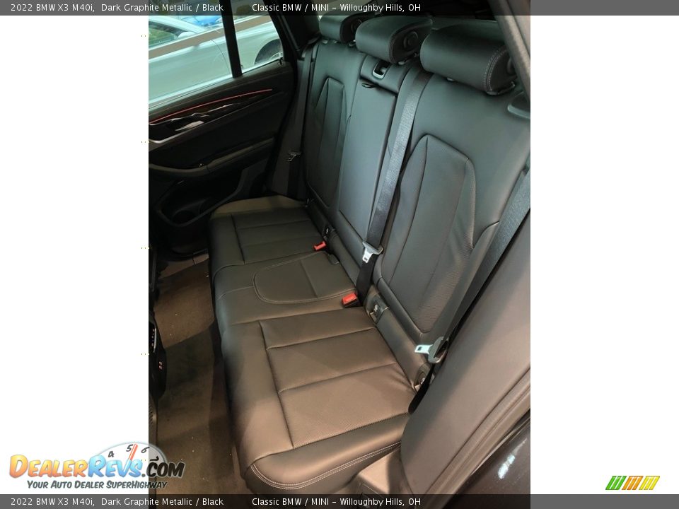Rear Seat of 2022 BMW X3 M40i Photo #5