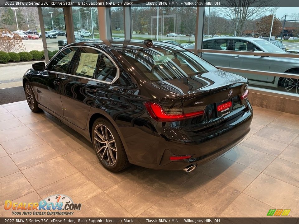 2022 BMW 3 Series 330i xDrive Sedan Black Sapphire Metallic / Black Photo #2