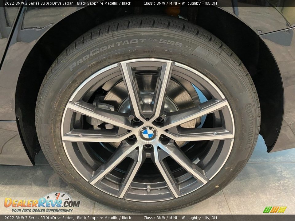 2022 BMW 3 Series 330i xDrive Sedan Black Sapphire Metallic / Black Photo #3