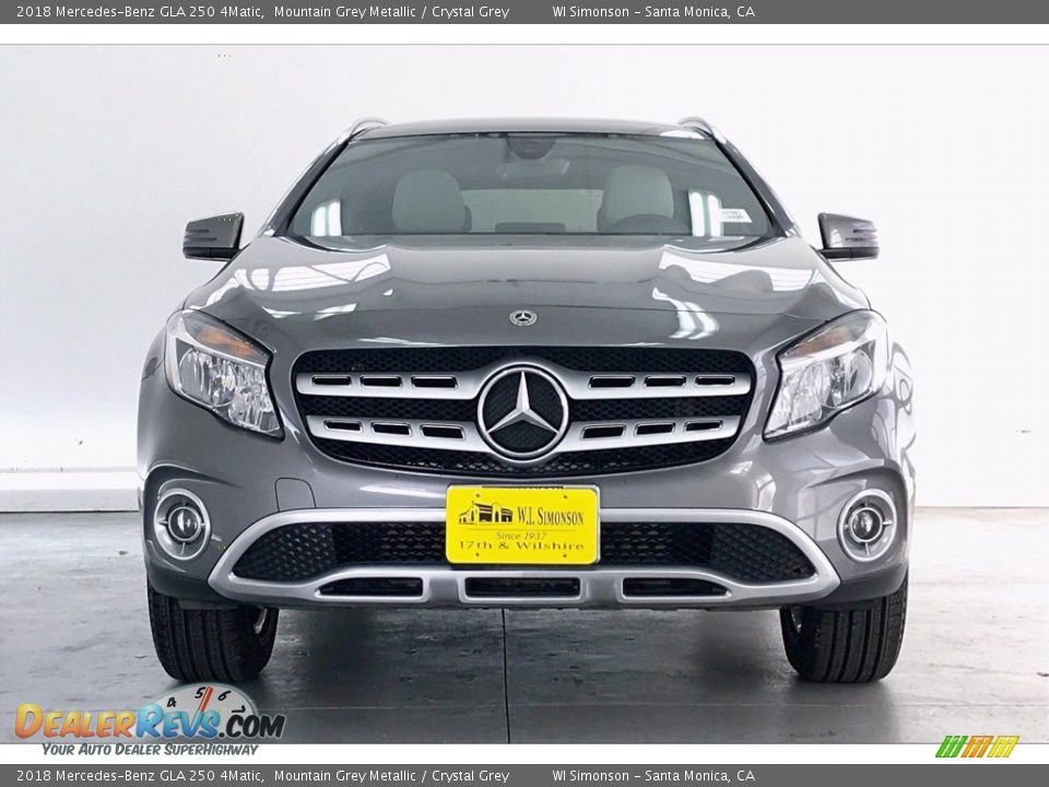 2018 Mercedes-Benz GLA 250 4Matic Mountain Grey Metallic / Crystal Grey Photo #2