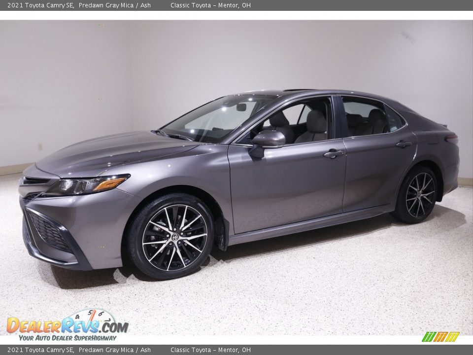 2021 Toyota Camry SE Predawn Gray Mica / Ash Photo #3