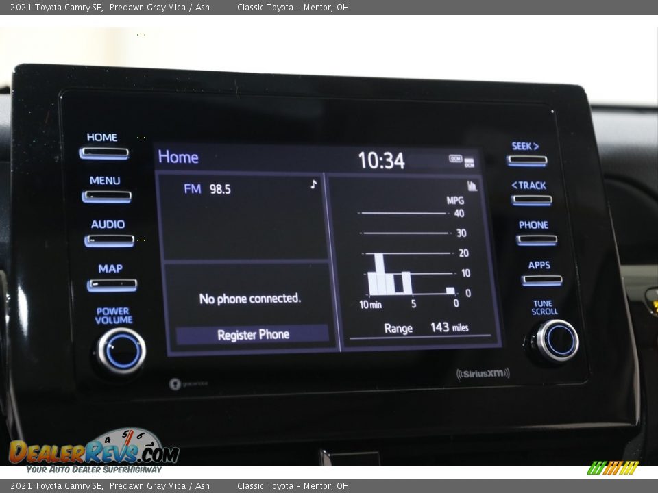 2021 Toyota Camry SE Predawn Gray Mica / Ash Photo #10
