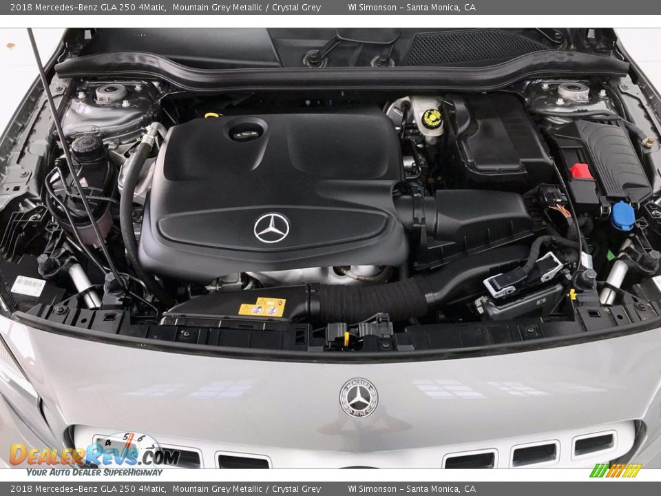 2018 Mercedes-Benz GLA 250 4Matic Mountain Grey Metallic / Crystal Grey Photo #9