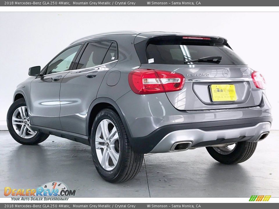 2018 Mercedes-Benz GLA 250 4Matic Mountain Grey Metallic / Crystal Grey Photo #10